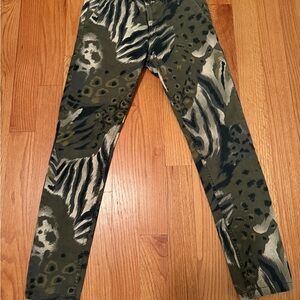 Scotch & Soda Green Patterned Chinos